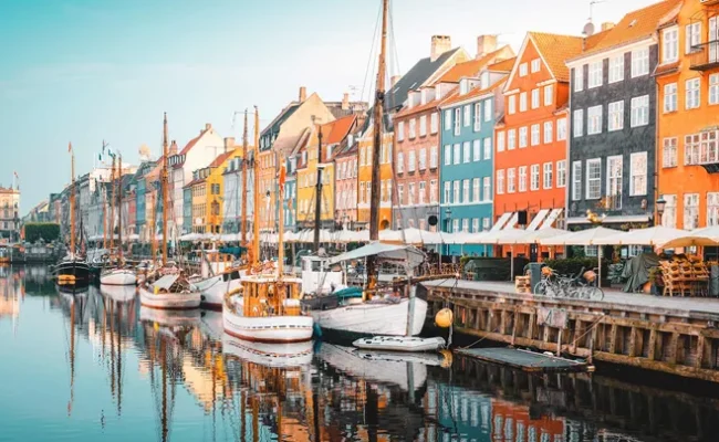 boats nyhavn canal copenhagen denmark 2